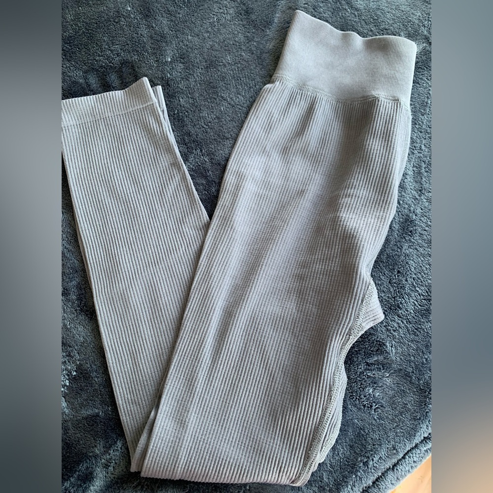 NWOT SO Ribbed Blue Leggings SIZE S